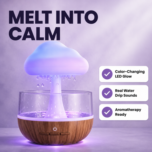 Mushroom Cloud Rain Lamp